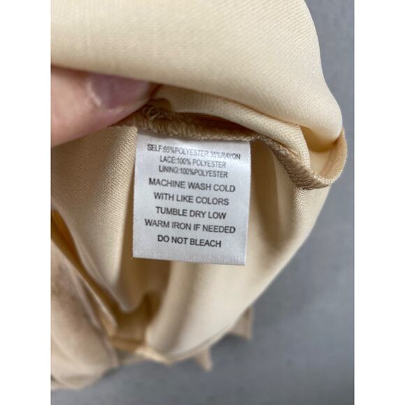 Indigo Rose Dress Sz 2X Tiered Crochet Lace Bell Sleeves Cottage Core Boho Gypsy - Picture 8 of 10